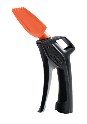 Tryckluftpistol med platt munstycke