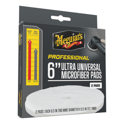 Professional Microfiber Pads  6" 2-pack