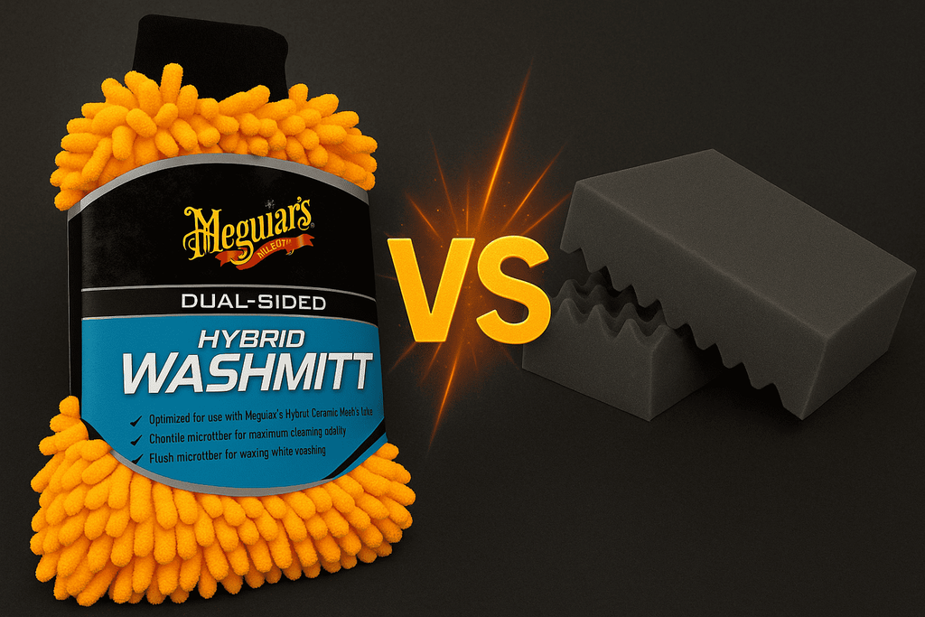 Skillnaden mellan tvätthandske och tvättsvamp – så skyddar du bilens lack