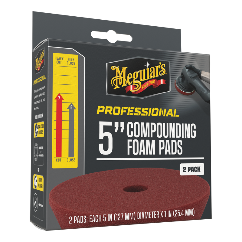 Professional Compound Foam Pads  6" 2-pack  