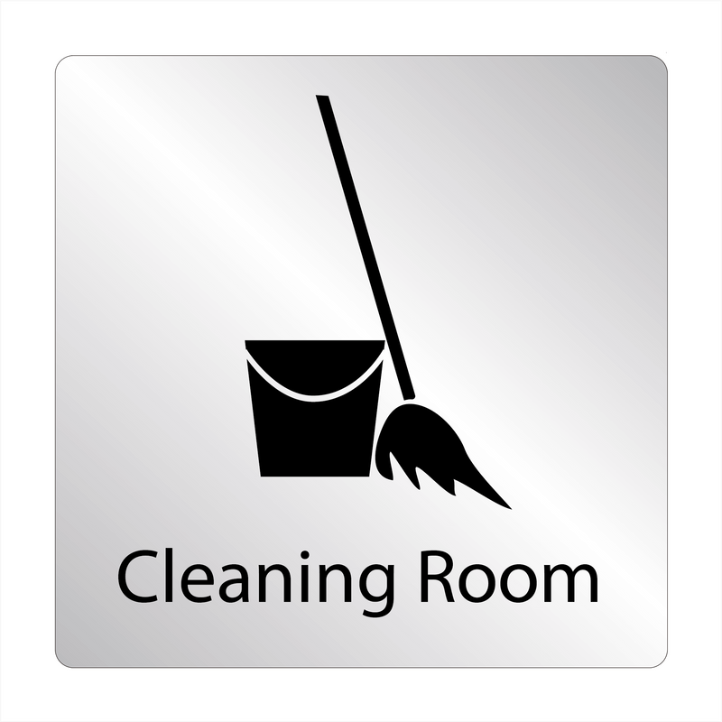 Skylt Cleaning Room