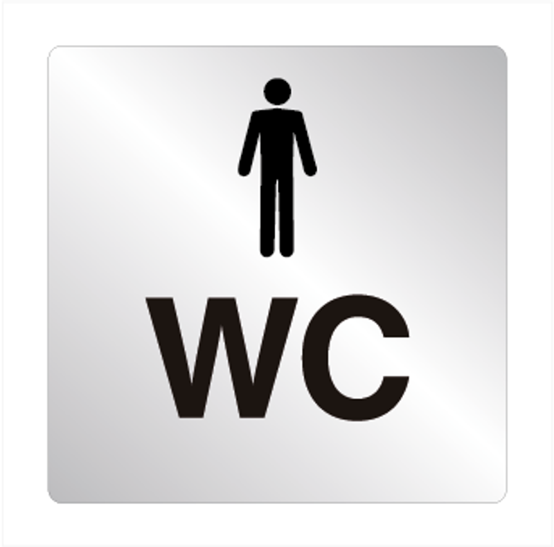 Skylt WC herr