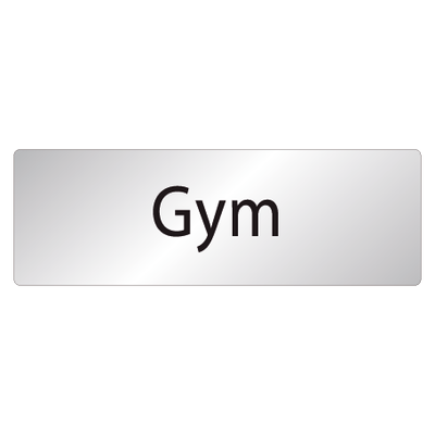 Skylt Gym