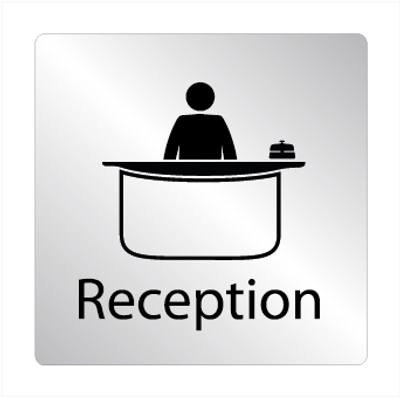 Skylt Reception