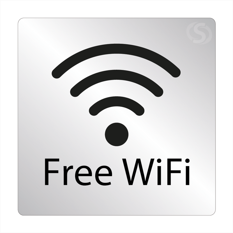 Skylt Free Wifi