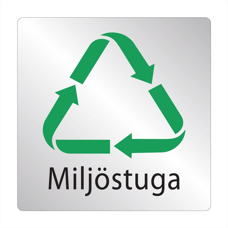 Skylt Miljörstuga
