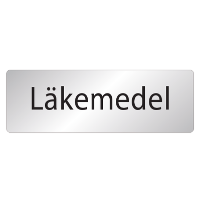 Skylt Läkemedel