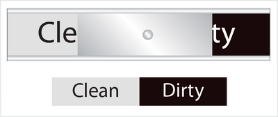 Skylt  Clean/Dirty Sign for dishwasher
