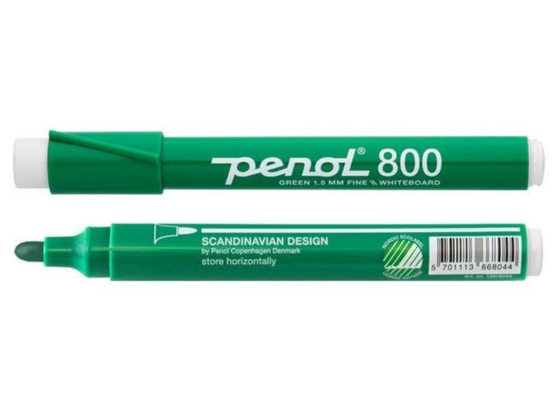 Whiteboardpenna PENOL 800 rund grön