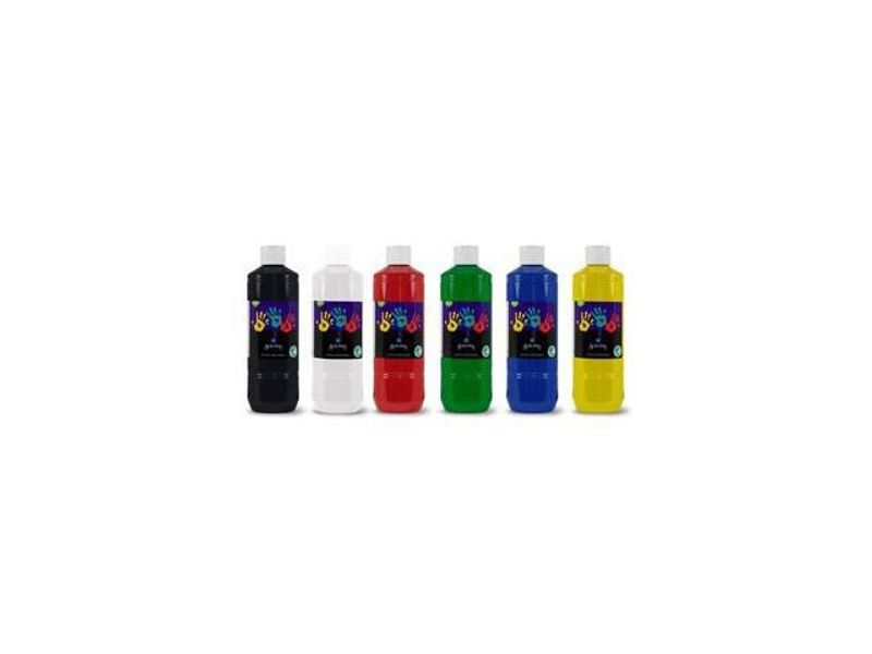 Fingerfärg Svanenmärkt 6st x 500ml