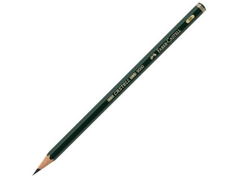 Blyertspenna Faber Castell 9000 6B