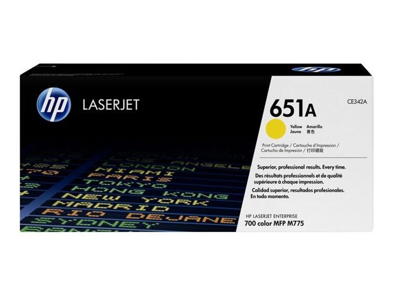 Toner HP CE342A 651A 16K gul