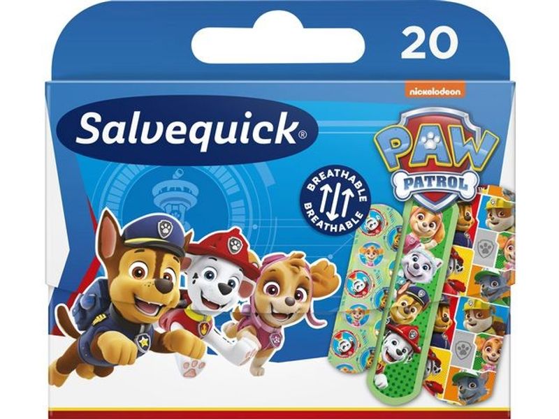 Plåster SALVEQUICK Paw Patrol 20/fp