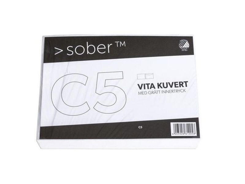 Kuvert konsument fp C5 FH vit 10/fp