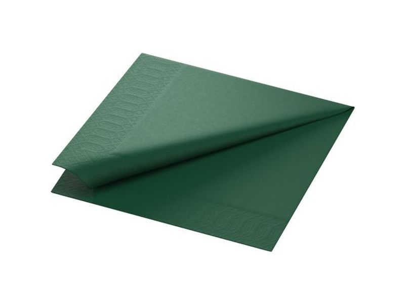 Servett 3-lags 40x40cm mörkgrön 125/fp