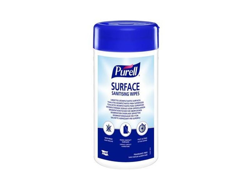 Ytdesinfektionsduk PURELL 100/fp