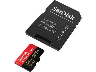 Minneskort SANDISK MicroSDXC E. Pro 64GB