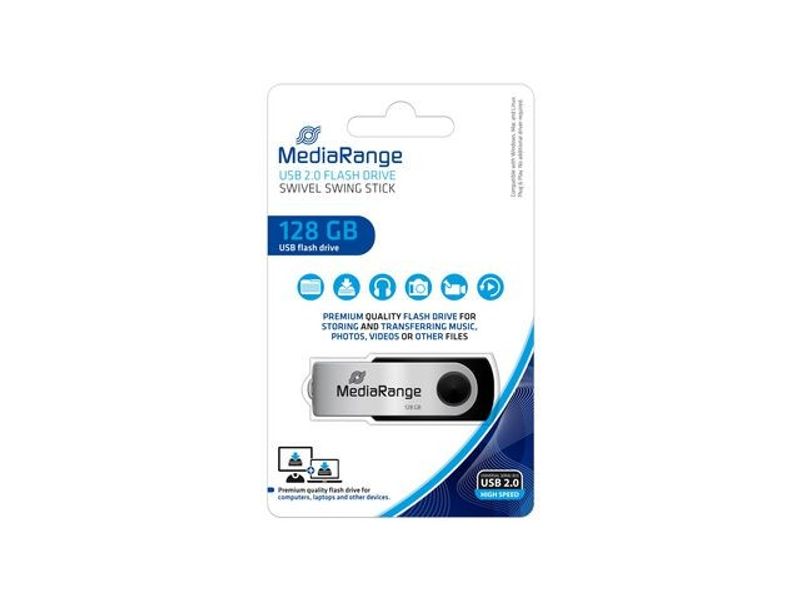 USB-Minne MEDIARANGE USB 2.0 128GB