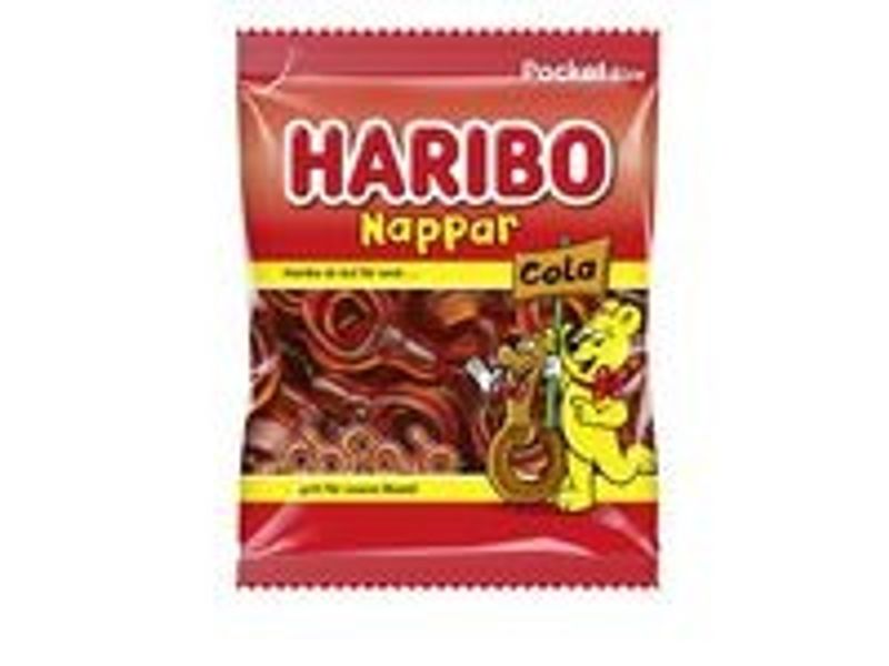 Godis HARIBO Nappar Cola 80g