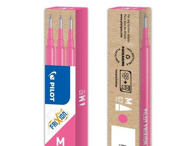 Refill PILOT Frixion 0,7mm rosa 3/fp