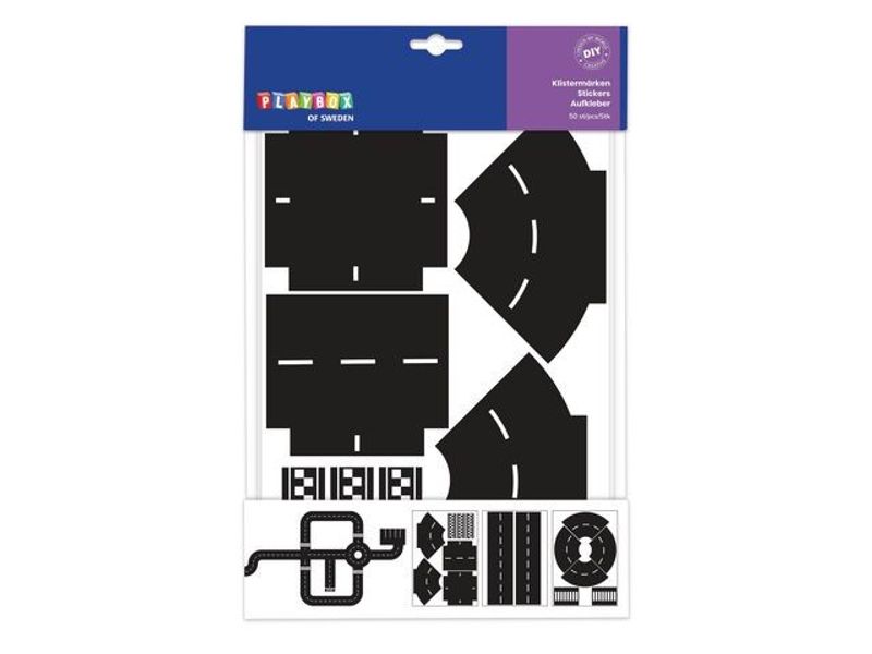 Stickers kurvor och korsningar 50/fp