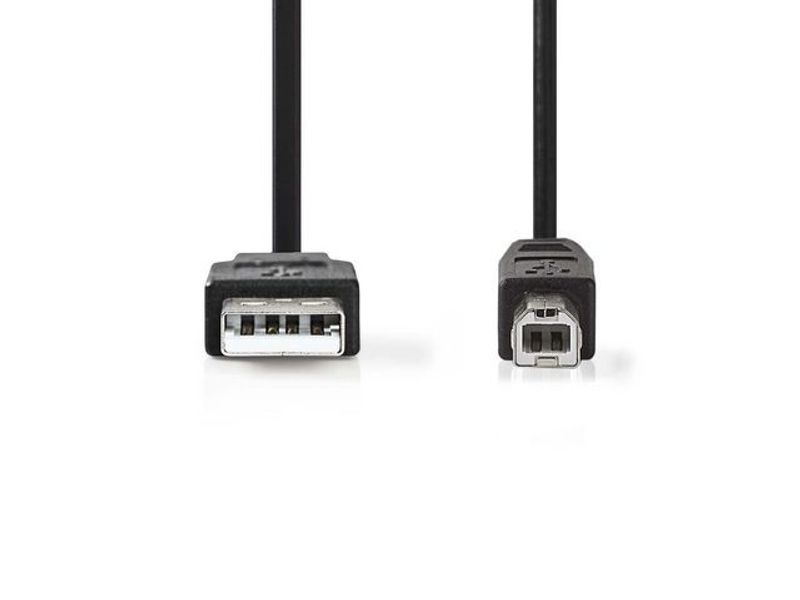 Kabel NEDIS USB 2.0 A-B 5m svart