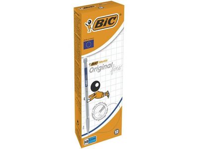 Stiftpenna BIC Matic 0,5mm sort.färger