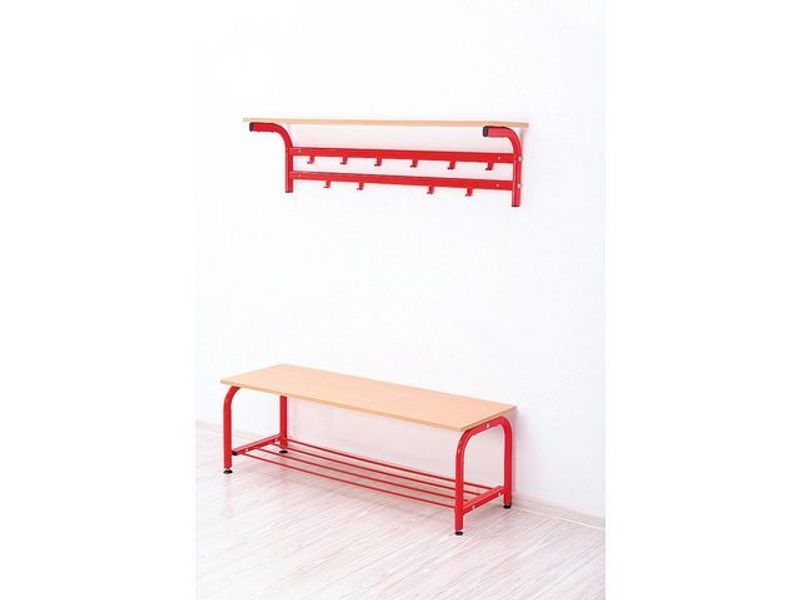 Sittbänk REDA 121x39x49cm röd