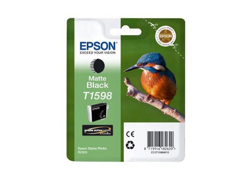 Bläckpatron EPSON C13T15984010 mattsvart