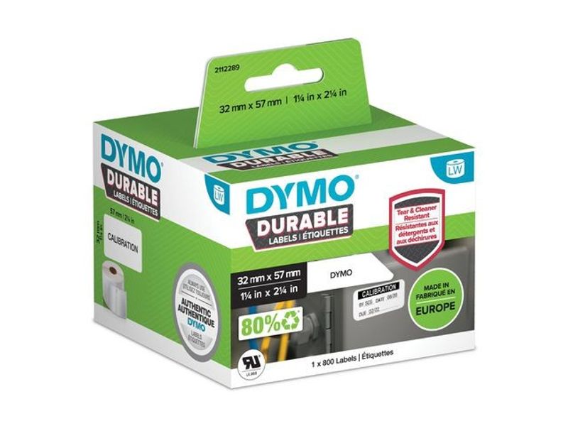 Etikett DYMO 57mm x 32mm 800/fp