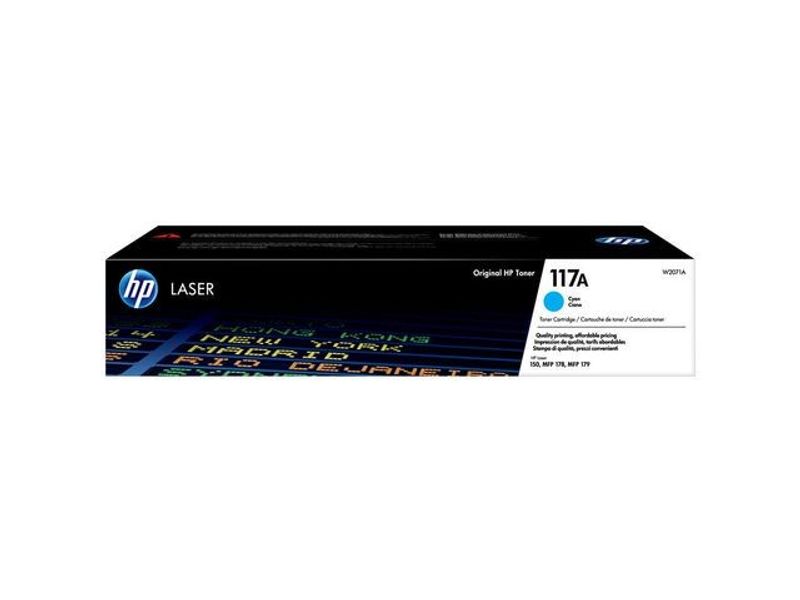 Toner HP W2071A 117A 0,7K cyan