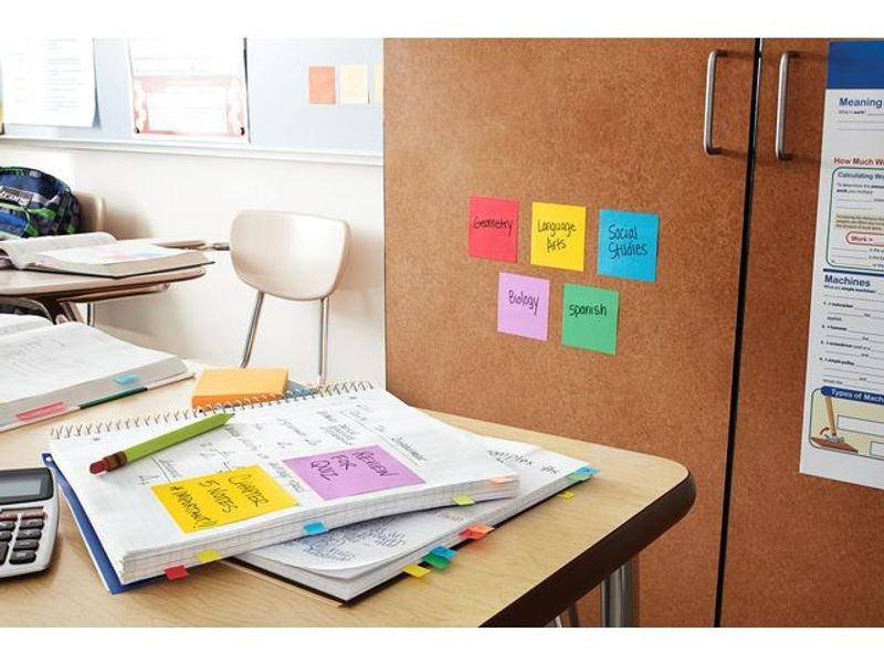 Notes POST-IT SS kub Rainbow 76x76mm