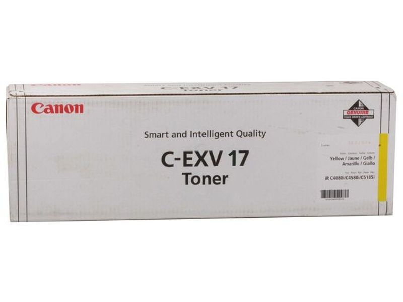 Toner CANON 0259B002 C-EXV17 30K gul