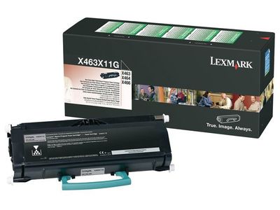 Toner LEXMARK X463X11G 15K svart