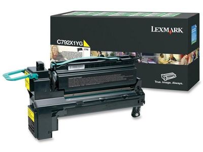 Toner LEXMARK C792X1YG 20K gul