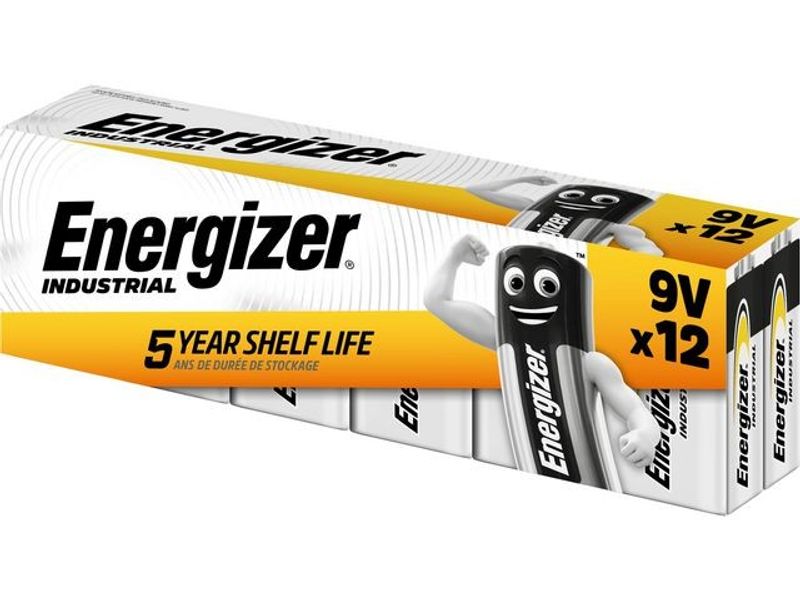 Batteri ENERGIZER Industrial E 9V 12/fp