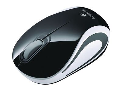 Mus LOGITECH M187 Mini Trådlös Svart