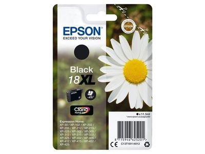 Bläckpatron EPSON C13T18114012 XL svart