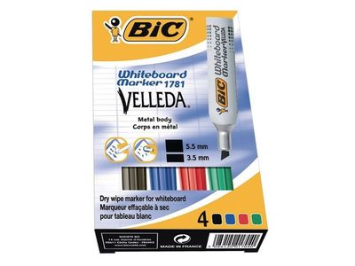 Whiteboardpenna BIC Velleda 1781 svart