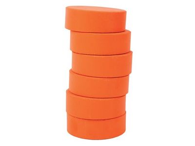 Färgpuckar 57mm, orange 6/fp