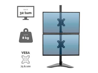Monitorarm FELLOWES Seasa stående stapl.