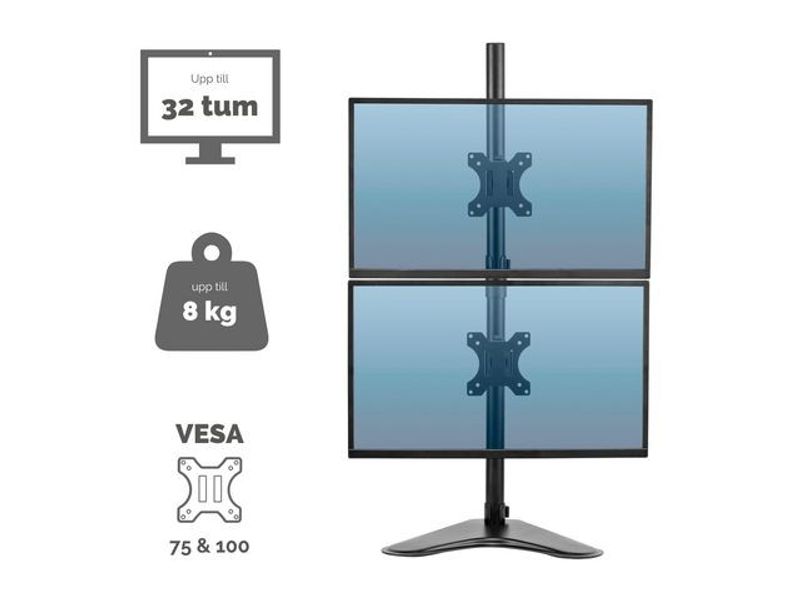 Monitorarm FELLOWES Seasa stående stapl.