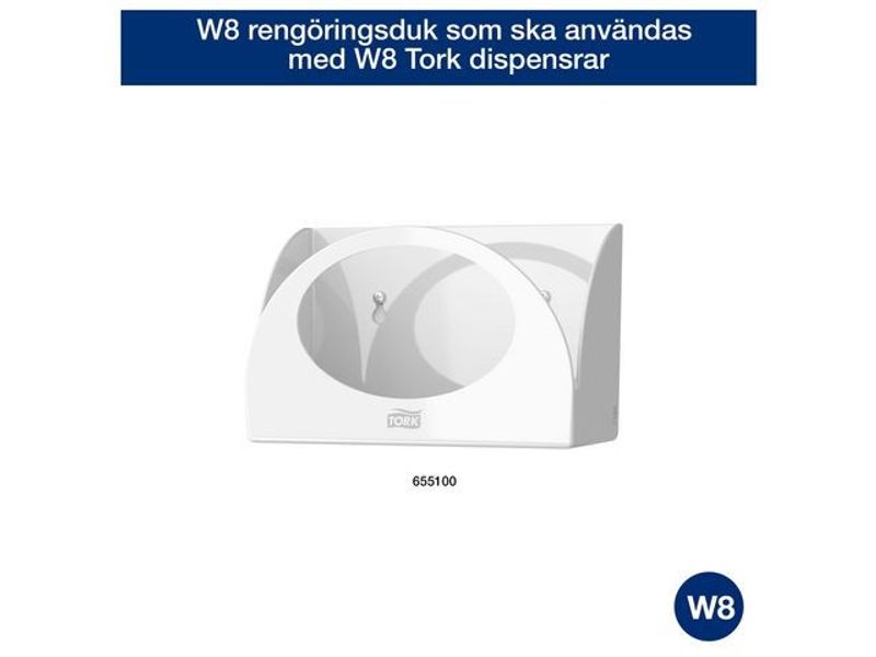 Rengöringsduk TORK Pre W8 Mjuk 55/fp