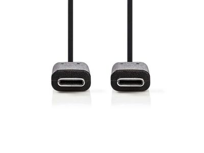 Kabel NEDIS USB-C - USB-C 2m svart