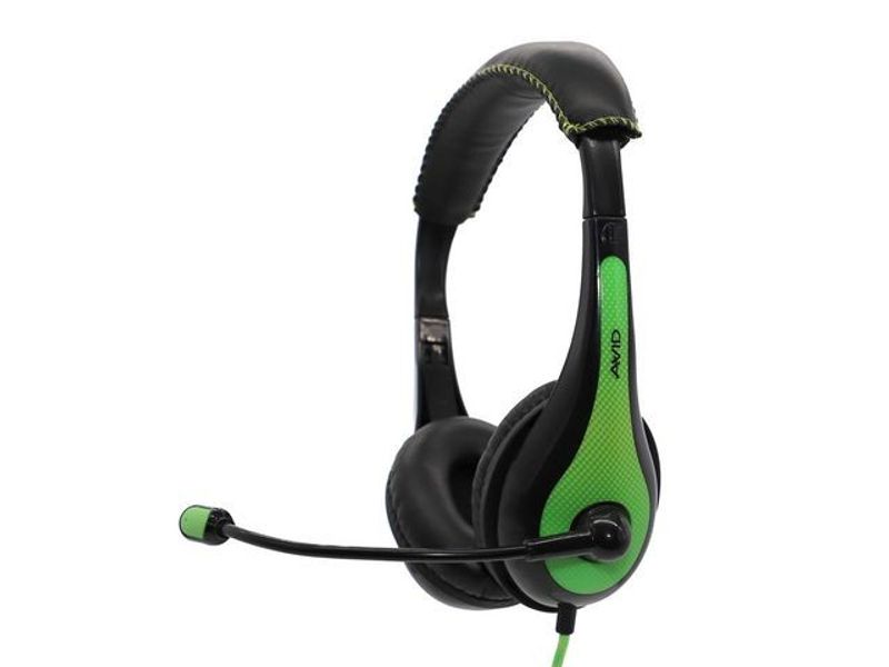 Headset Skola AVID AE-36 3,5mm grön