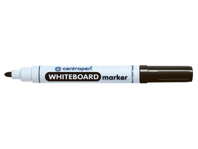 Whiteboardpenna CENTROPEN rund svart