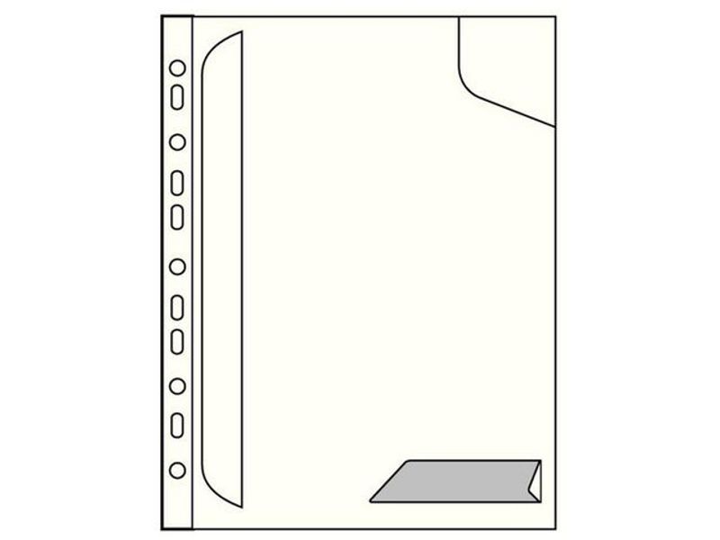 Kombimapp LEITZ A4 0,20 glasklar 5/fp