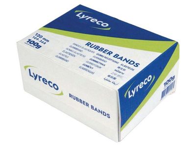 Gummiband LYRECO nr 22 120x2mm 100g