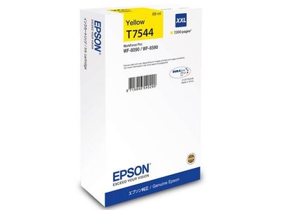 Bläckpatron EPSON C13T754440 XXL gul