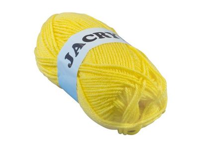 Akrylgarn 50g gul
